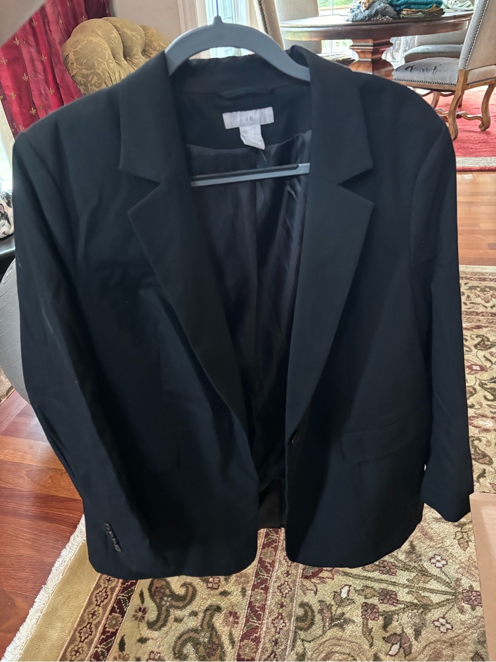 H&M Black Single-Button Women's Blazer